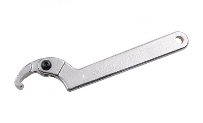 Hákový kľúč nastaviteľný 19 - 51 mm, 165 mm 