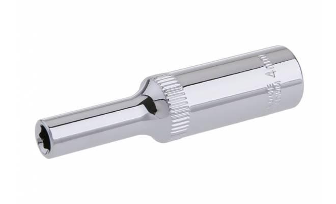 Hlavica predĺžená 1/4" CrVa 4mm 
