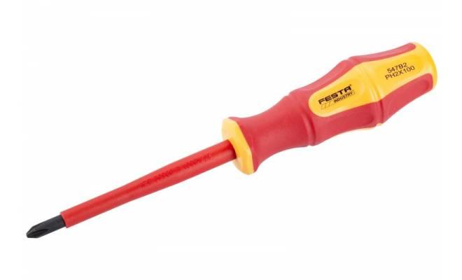 Elektro skrutkovač PH2x100mm,VDE 1000V