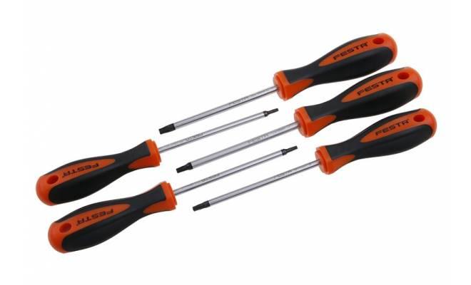 Sada skrutkovačov TORX 10,15,20,25,30FESTA