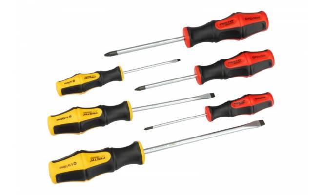 Sada skrutkovačov 6ks CrV PZ + ploché FESTA