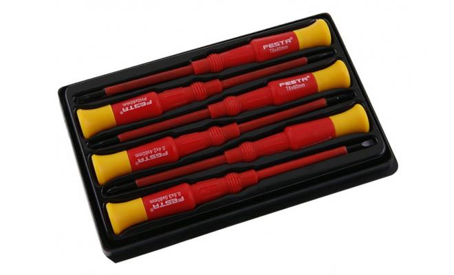 Jemné elektroskrutkovače sada 6ks