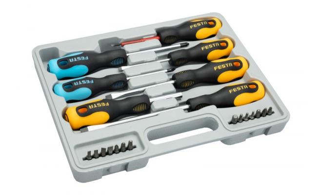 Sada skrutkovačov a bitov 21 ks