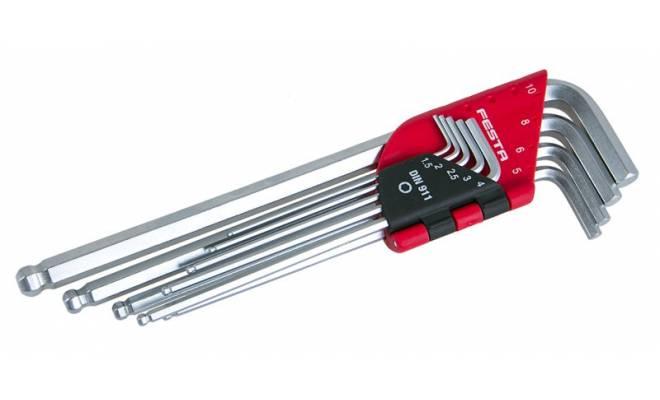 Sada imbusov (guľa) 1.5-10mm9ks CrVaLongFE