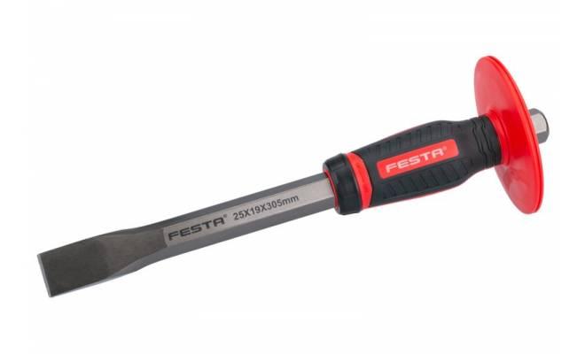 CrV sekáč plochý 300mm, diam16mm, šírka 25mm 