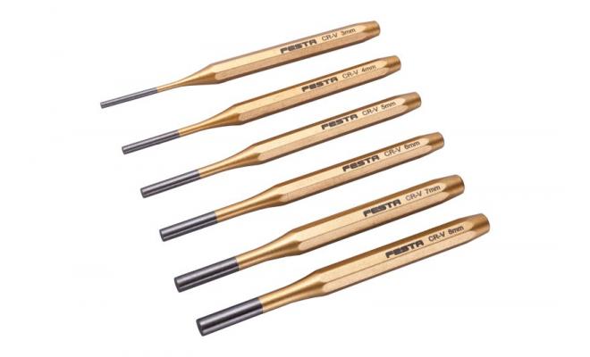 Sada priebojníkov CrV 6ks 3,4,5,6,7,8mm