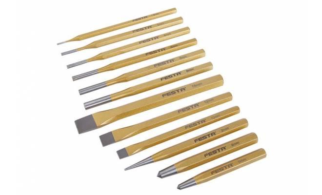 Sada sekáčov, jamkovačov, priebojníkov CrV 12ks