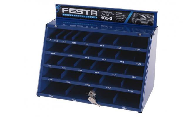 BOX s vybrusovanými vrtákmi HSS-G W9