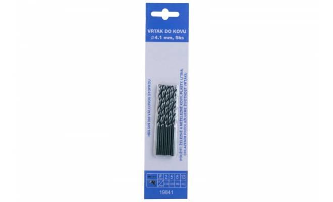 Vrták do kovu 4.1mm (5ks)