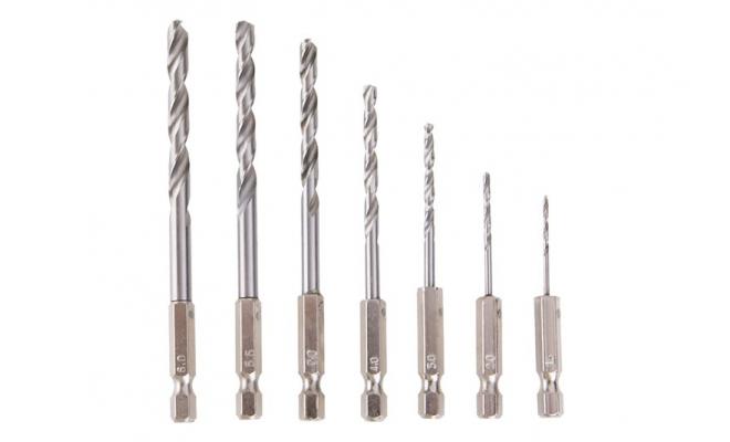 Sada vrtákov so šesťhrannou stopkou 