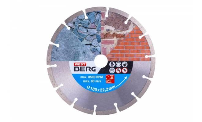 Diamantový kotúč DIAMANT 180x22.2x2.6 segmentový