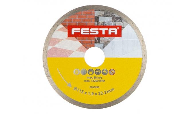 Diamantový kotúč FESTA plný 115 