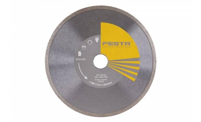 Diamantový kotúč FESTA plný 200 25.4mm 