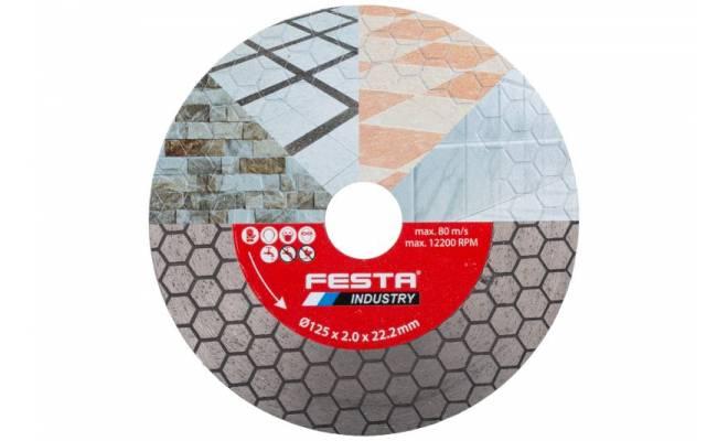 Kotúč diamantový rezný 125x2,0x22,2mm FESTA INDUSTRY