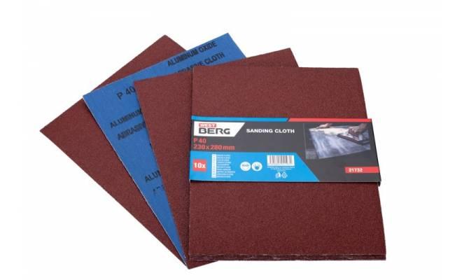 Brúsne plátno 230x280mm, P40, 10ks 