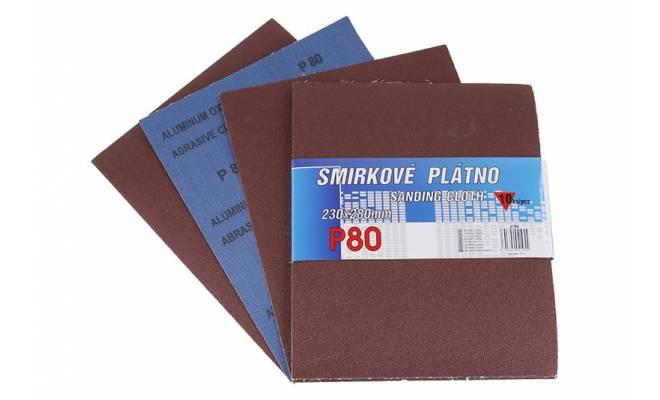 Brúsne plátno 230x280mm, P80, 10ks 
