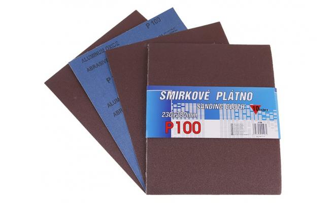 Brúsne plátno 230x280mm, P100, 10ks 