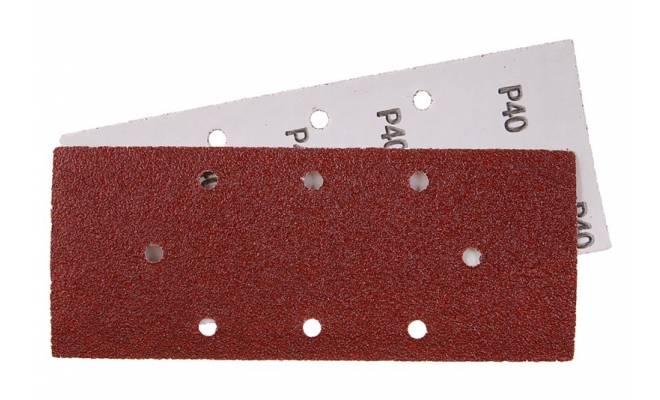 Brúsny papier 93x230mm, P40, 8 otvorov, 5ks !OBJ! 