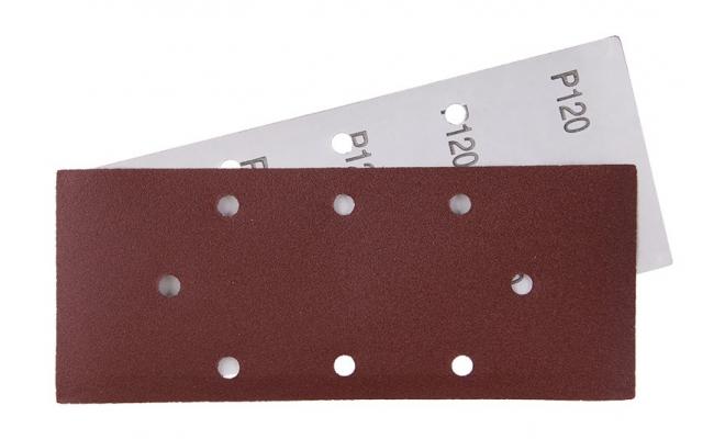 Brúsny papier 93x230mm, P120, 8 otvorov, 5ks !OBJ! 