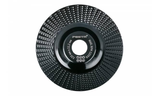 Kotúč rašpľový plochý jemný 125x22,2mm FESTA
