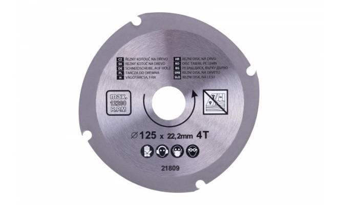 Kotúč rezný na drevo 125mm
