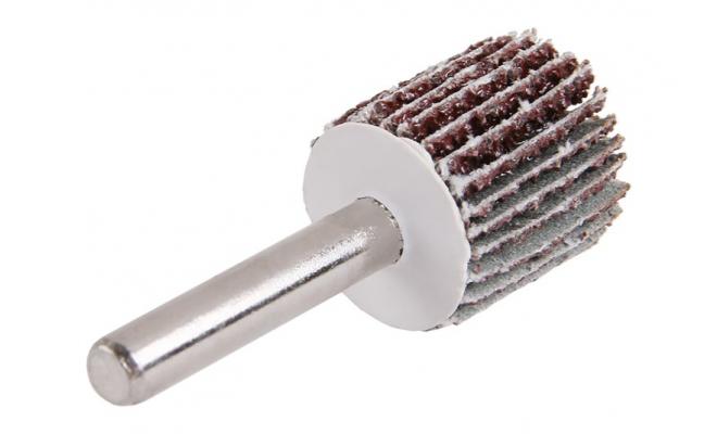 Brusný lamelový kotúč 20 x 20 x 6mm, P40 na stopke