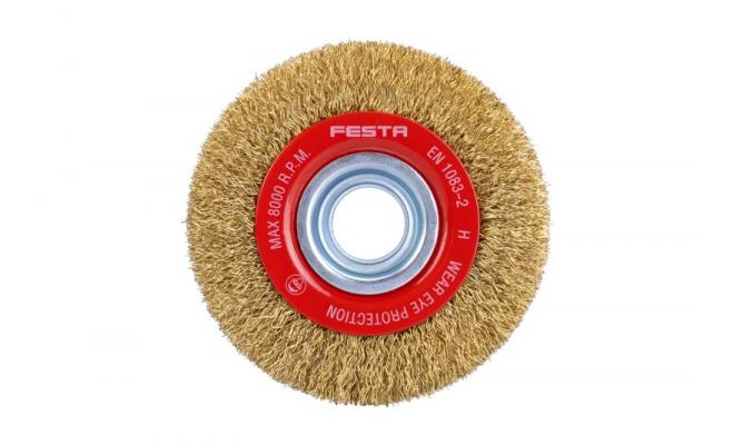 Rotačná kefa okružná, vlnitá, Ø100 mm FESTA