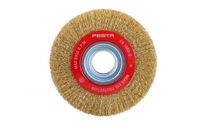 Rotačná kefa okružná, vlnitá, Ø150 mm FESTA