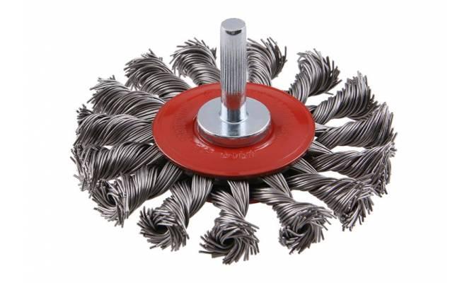 Rotačná kefa okružná, copy, Ø75 mm so stopkou FESTA