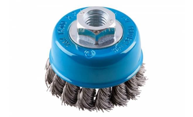 Rotačná kefa hrnčeková, copy, nerez, Ø65 mm FESTA