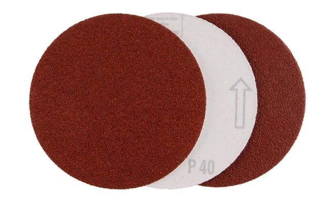 Brúsny papier so suchým zipsom 125mm, P40, 3ks 