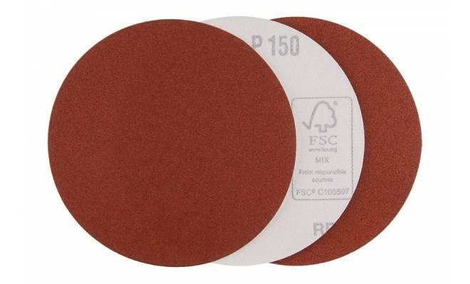 Brúsny papier so suchým zipsom 125mm, P150, 3ks 