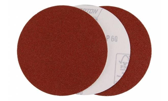 Brúsny papier so suchým zipsom 150mm, P60, 3ks 