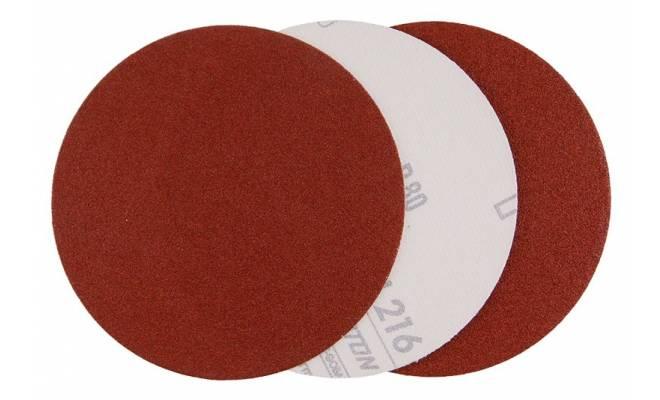 Brúsny papier so suchým zipsom 150mm, P80, 3ks 