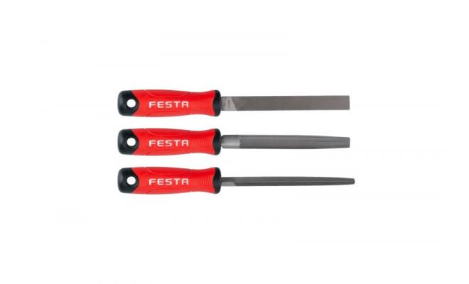 Pilníky sada 3ks 150mm FESTA