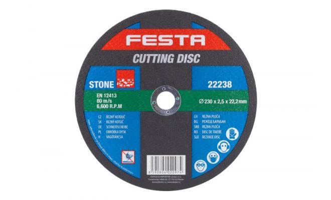 Kotúč rezný kameň 230x2.5x22.2 FESTA