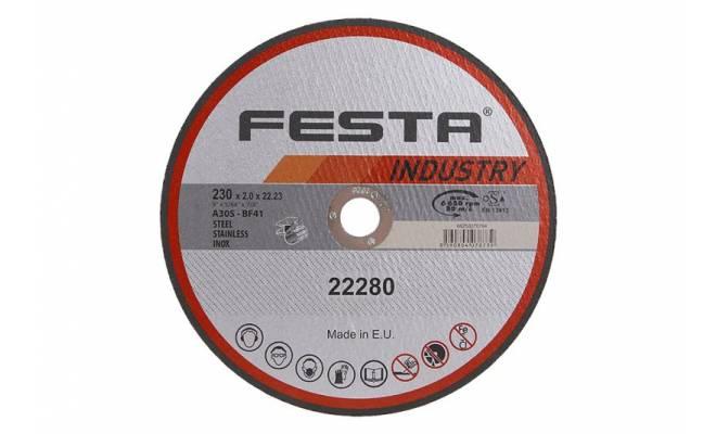 Kotúč rezný na kov a nerez 230x2x22.2 FESTA INDUSTRY 