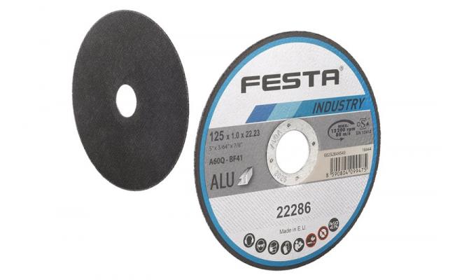 Kotúč rezný na hliník 125x1x22,2 FESTA INDUSTRY ALU