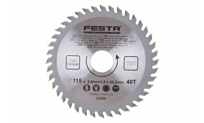 Pílový kotúč do dreva TCT 115mm / 22.2 / 40 
