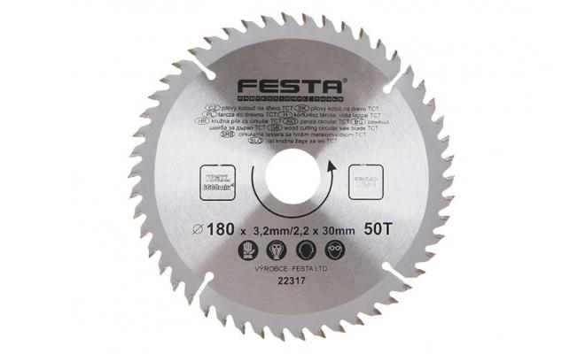 Pílový kotúč do dreva TCT 180mm / 3.2 / 30/50 