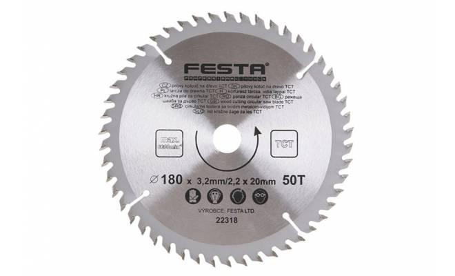 Pílový kotúč do dreva TCT 180mm / 50Z 20/16 