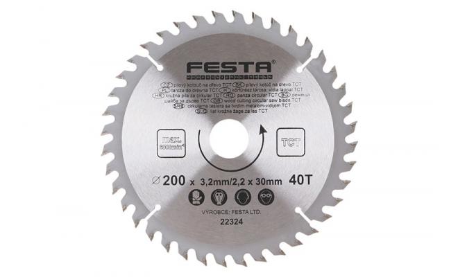 Pílový kotúč do dreva TCT 200mm / 3.2 / 30/40 