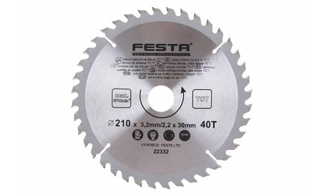 Pílový kotúč do dreva TCT 210mm / 3.2 / 30/40 