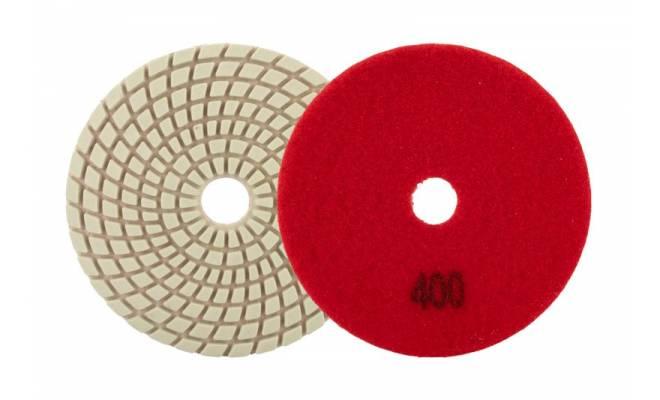 Kotúč leštiaci diamantový 100mm P400 so suchým zipsom