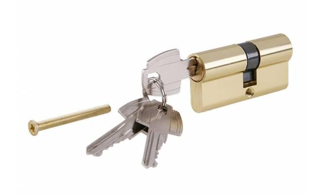 Pomosadzená vložka zámku 65mm + 3 kľúče 