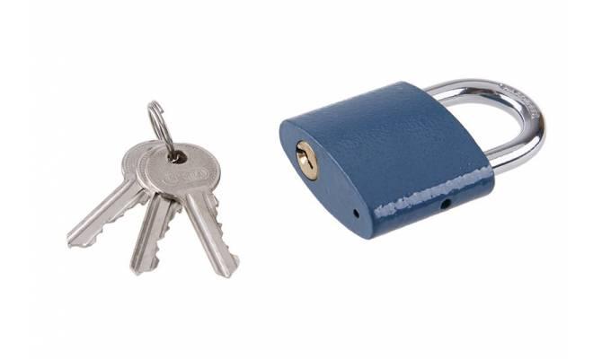 Visiaci zámok 52mm modrý FESTA