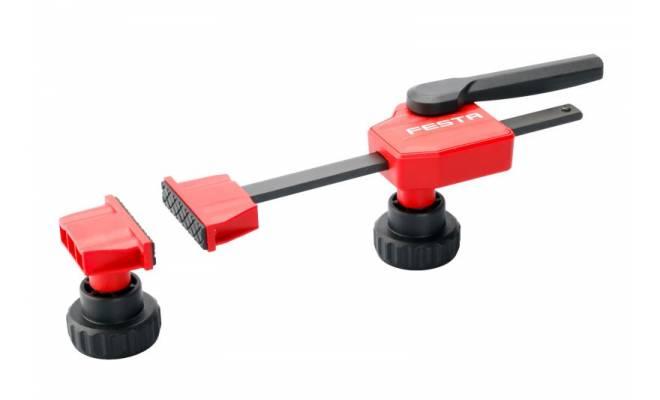 Svorka / úpinka zdvih 120mm pre pracovné dosky s otvormi 20mm