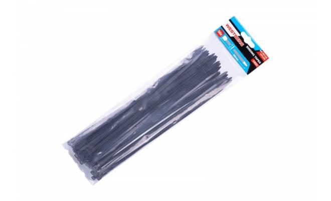 Sťahovacie pásky 300x4.8mm 50ks čierna 