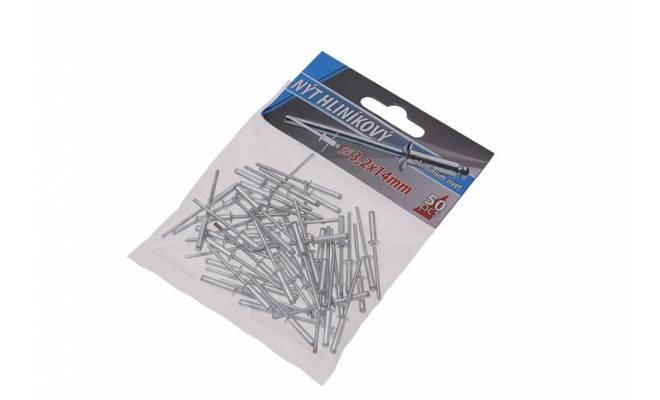 Hliníkové trhacie nity 3,2 x 14 mm 50ks