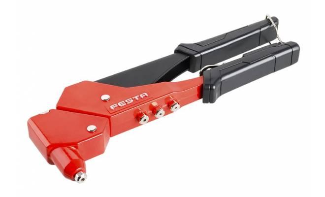 Nitovacie kliešte s otočnou hlavou 